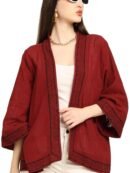 KE KANHA EXPORTS Shrugs for Women Stylish | Cover up on Jeans Tops for Women | Western Beach Outfits | Summer Clothes | Kimono Length Option Short | Medium | Long