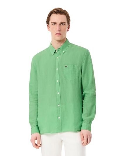 Lacoste Regular Fit Linen Shirt