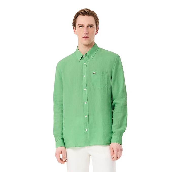 Lacoste Regular Fit Linen Shirt