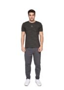 STRCH Men's Nylon Half Sleeve T-Shirt Regular Fit - Workout Activewear for Gym, Quick Dry Training, Running, Fitness, Jogging, Exercise, Casual Wear.