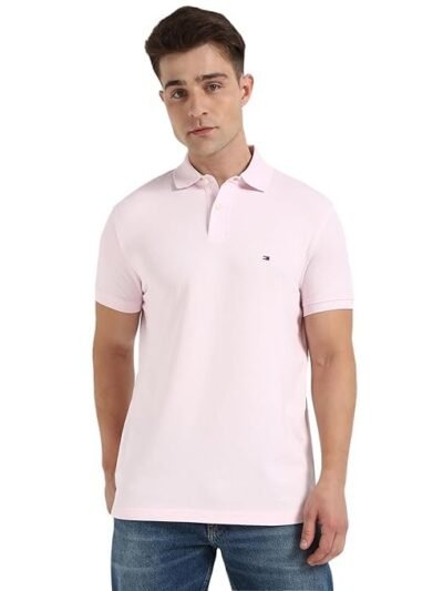Tommy Hilfiger Men's Solid Regular Fit T-Shirt