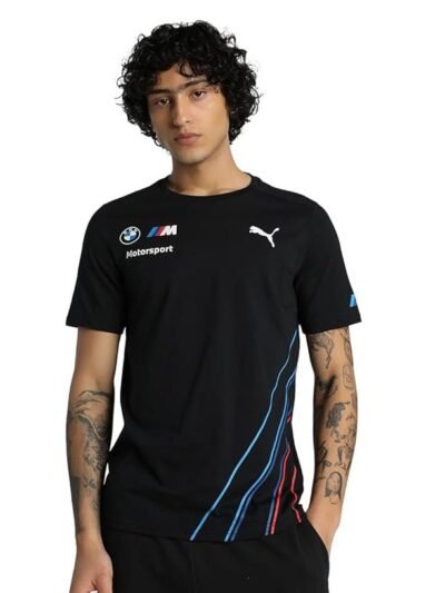 Fuel For Fans Men's Cotton Regular Fit BMW Motorsports 2022 Team T-Shirt