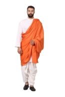 Pashtush Men's Wool Kesari Baba Lohi Shawl