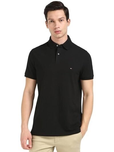 Tommy Hilfiger Men's Solid Regular Fit T-Shirt