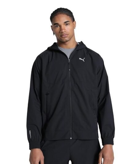 Puma Men's Polyester Standard Length A-Line Coat